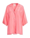 Forte Forte Forte_forte Woman Shirt Coral Size 3 Silk In Red