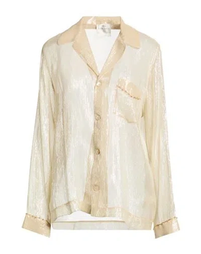 Forte Forte Forte_forte Woman Shirt Cream Size 3 Silk, Polyester In Multi