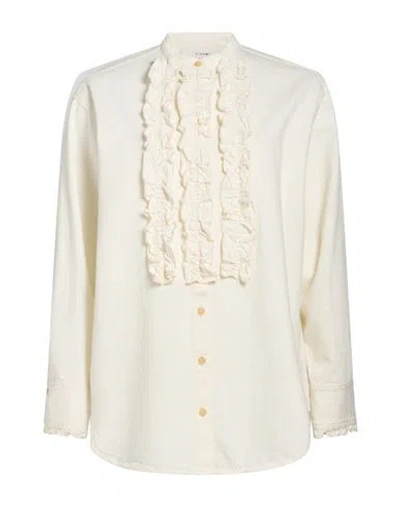 Forte Forte Forte_forte Woman Shirt Cream Size Xs Cotton In White