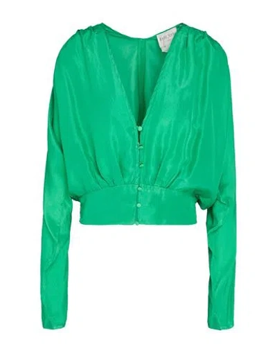 Forte Forte Forte_forte Woman Shirt Emerald Green Size 0 Silk