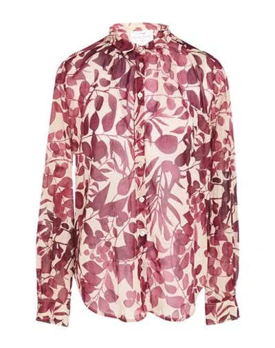 Forte Forte Forte_forte Woman Shirt Garnet Size 2 Cotton, Silk In Pink