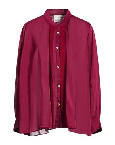 Forte Forte Forte_forte Woman Shirt Garnet Size 3 Cotton, Silk In Red