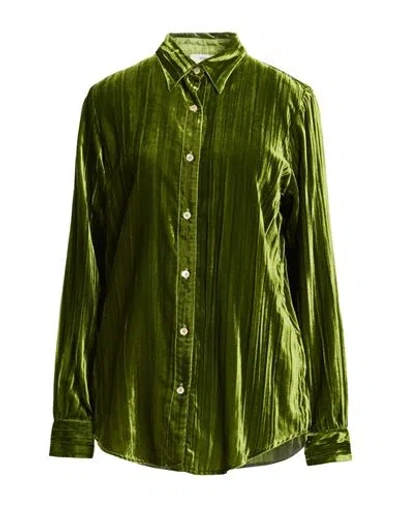 Forte Forte Forte_forte Woman Shirt Green Size 2 Viscose, Polyamide