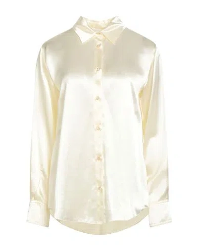 Forte Forte Forte_forte Woman Shirt Ivory Size 2 Acetate, Viscose, Cupro In White