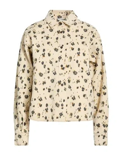 Forte Forte Forte_forte Woman Shirt Ivory Size 2 Cotton, Polyester In Brown