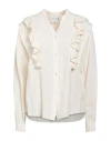 Forte Forte Forte_forte Woman Shirt Ivory Size 3 Viscose, Linen In White