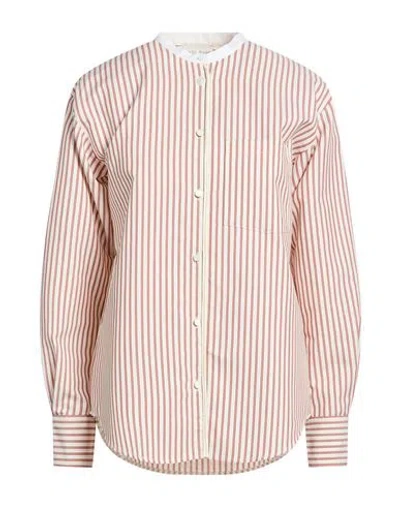 Forte Forte Forte_forte Woman Shirt Ivory Size 4 Cotton, Polyester In Brown