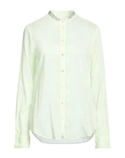 Forte Forte Forte_forte Woman Shirt Light Green Size 4 Cotton, Silk, Glass In Multi