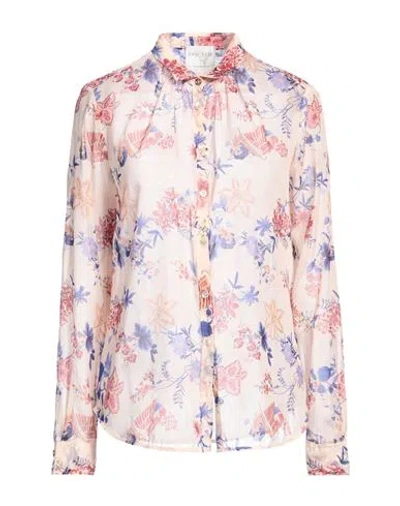 Forte Forte Forte_forte Woman Shirt Light Pink Size 3 Cotton, Silk In Multi