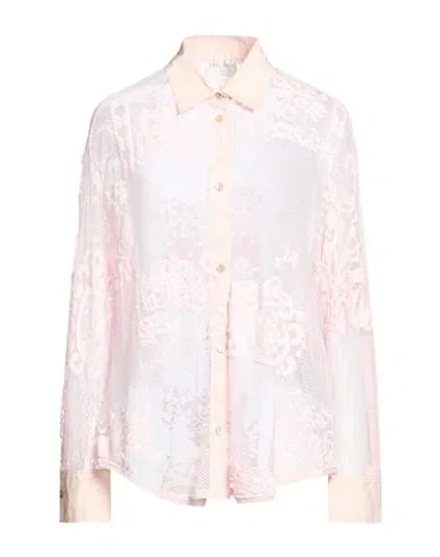 Forte Forte Forte_forte Woman Shirt Light Pink Size 4 Cotton, Polyamide