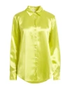 Forte Forte Forte_forte Woman Shirt Lime Green Size 1 Acetate, Viscose, Cupro In Green