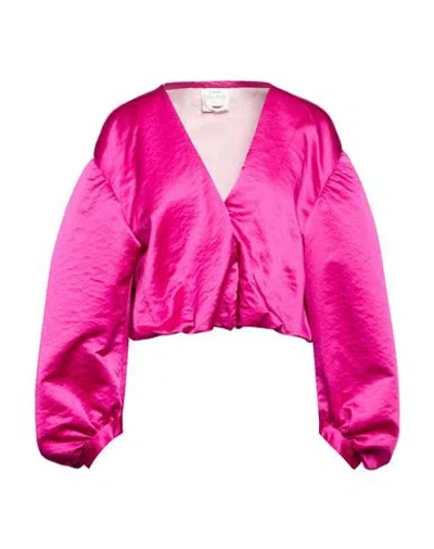 Forte Forte Forte_forte Woman Shirt Magenta Size 1 Polyester In Pink