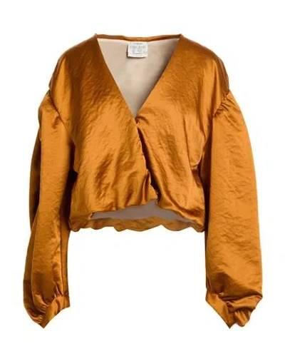Forte Forte Forte_forte Woman Shirt Mustard Size 3 Polyester In Yellow