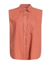 Forte Forte Forte_forte Woman Shirt Rust Size 2 Cotton In Pink