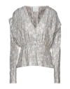 Forte Forte Giacca Jacquard Top In Cream In Gray