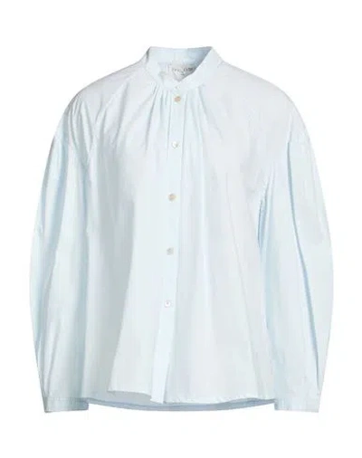 Forte Forte Forte_forte Woman Shirt Sky Blue Size 3 Cotton In White