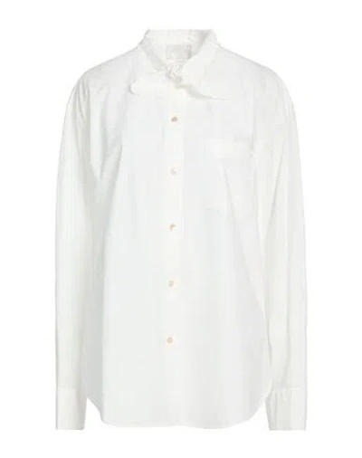 Forte Forte Forte_forte Woman Shirt White Size 2 Cotton In Black