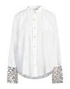 Forte Forte Forte_forte Woman Shirt White Size 2 Cotton, Polyester, Polyamide In White