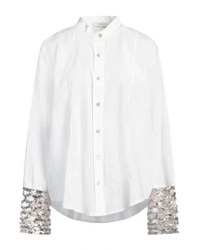 Forte Forte Forte_forte Woman Shirt White Size 2 Cotton, Polyester, Polyamide