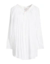Forte Forte Forte_forte Woman Shirt White Size 3 Cotton, Silk In White