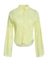 Forte Forte Forte_forte Woman Shirt Yellow Size 0 Polyester, Polyamide