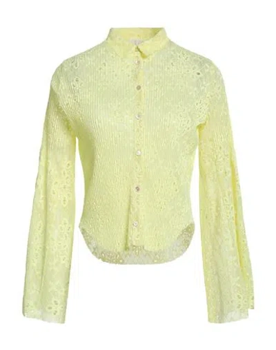 Forte Forte Forte_forte Woman Shirt Yellow Size 0 Polyester, Polyamide