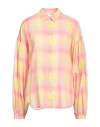 Forte Forte Forte_forte Woman Shirt Yellow Size 3 Cotton In Animal Print