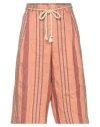 Forte Forte Forte_forte Woman Shorts & Bermuda Shorts Antique Rose Size 2 Linen, Silk, Metallic Polyester In Pink