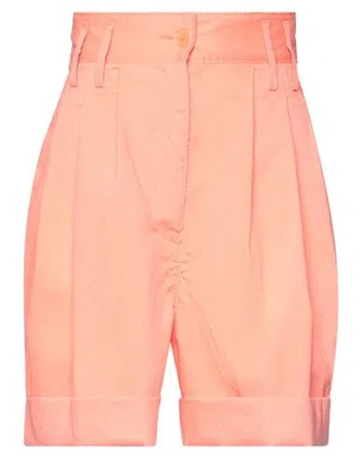 Forte Forte Forte_forte Woman Shorts & Bermuda Shorts Coral Size 00 Polyester, Cotton In Gray
