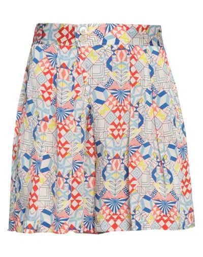 Forte Forte Forte_forte Woman Shorts & Bermuda Shorts Coral Size 00 Viscose, Cupro In Multi