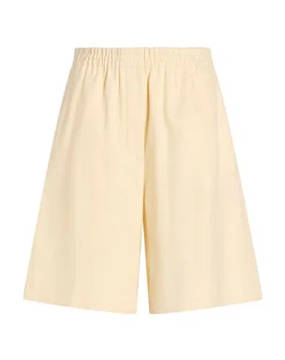 Forte Forte Forte_forte Woman Shorts & Bermuda Shorts Cream Size 1 Wool, Polyamide In White