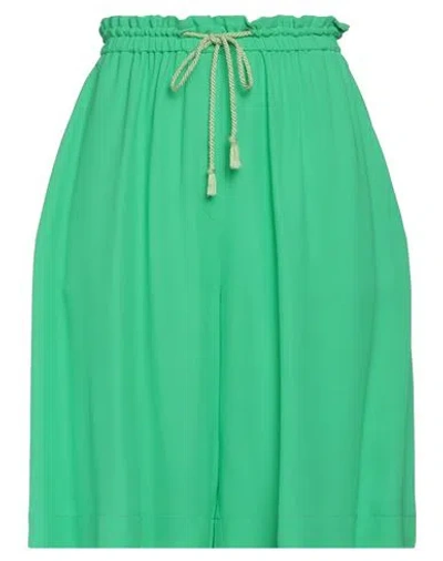 Forte Forte Forte_forte Woman Shorts & Bermuda Shorts Green Size 0 Viscose