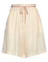 Forte Forte Forte_forte Woman Shorts & Bermuda Shorts Ivory Size 3 Silk In White
