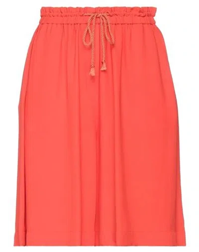 Forte Forte Forte_forte Woman Shorts & Bermuda Shorts Orange Size 2 Viscose