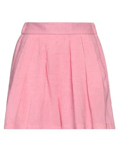 Forte Forte Forte_forte Woman Shorts & Bermuda Shorts Pink Size 0 Viscose, Silk