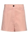Forte Forte Forte_forte Woman Shorts & Bermuda Shorts Salmon Pink Size 00 Cotton