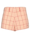 Forte Forte Forte_forte Woman Shorts & Bermuda Shorts Salmon Pink Size 3 Linen