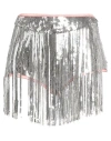 Forte Forte Forte_forte Woman Shorts & Bermuda Shorts Silver Size 1 Polyester, Elastane In Silver