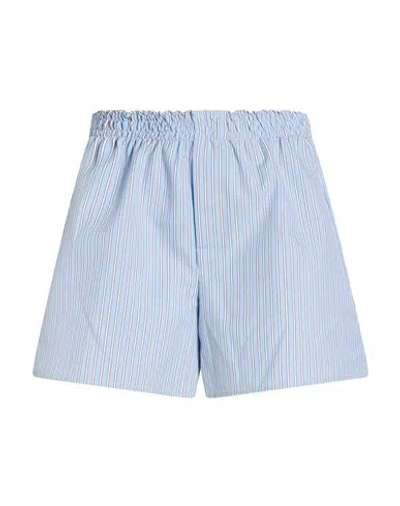 Forte Forte Forte_forte Woman Shorts & Bermuda Shorts Sky Blue Size 2 Cotton, Polyester