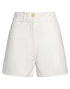 Forte Forte Forte_forte Woman Shorts & Bermuda Shorts White Size 00 Cotton In White