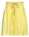 Forte Forte Forte_forte Woman Shorts & Bermuda Shorts Yellow Size 00 Silk In Yellow