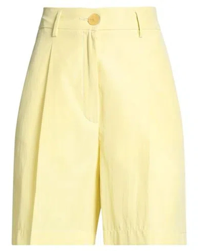 Forte Forte Forte_forte Woman Shorts & Bermuda Shorts Yellow Size 1 Polyester, Cotton