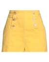 Forte Forte Forte_forte Woman Shorts & Bermuda Shorts Yellow Size 2 Cotton