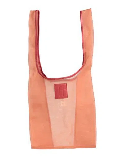 Forte Forte Forte_forte Woman Shoulder Bag Rust Size - Polyamide, Leather In Red