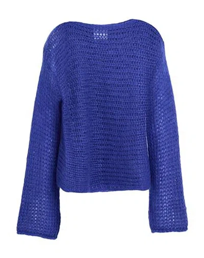 Forte Forte Forte_forte Woman Sweater Blue Size 2 Mohair Wool, Polyamide