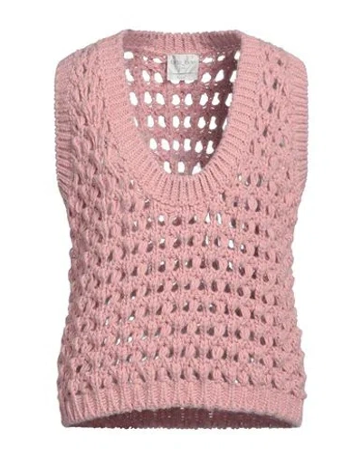 Forte Forte Forte_forte Woman Sweater Blush Size 3 Acrylic, Polyester, Wool In Pink