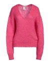 Forte Forte Forte_forte Woman Sweater Fuchsia Size 3 Mohair Wool, Acrylic In Pink