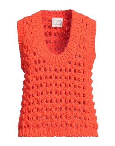 Forte Forte Forte_forte Woman Sweater Mandarin Size 3 Acrylic, Polyester, Wool In Red