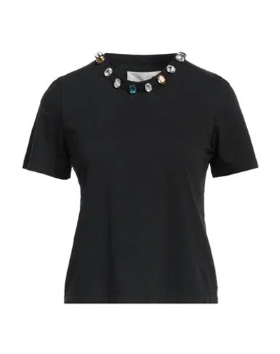 Forte Forte Forte_forte Woman T-shirt Black Size 0 Cotton