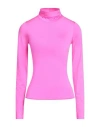 Forte Forte Forte_forte Woman T-shirt Fuchsia Size 0 Polyamide, Elastane In Pink